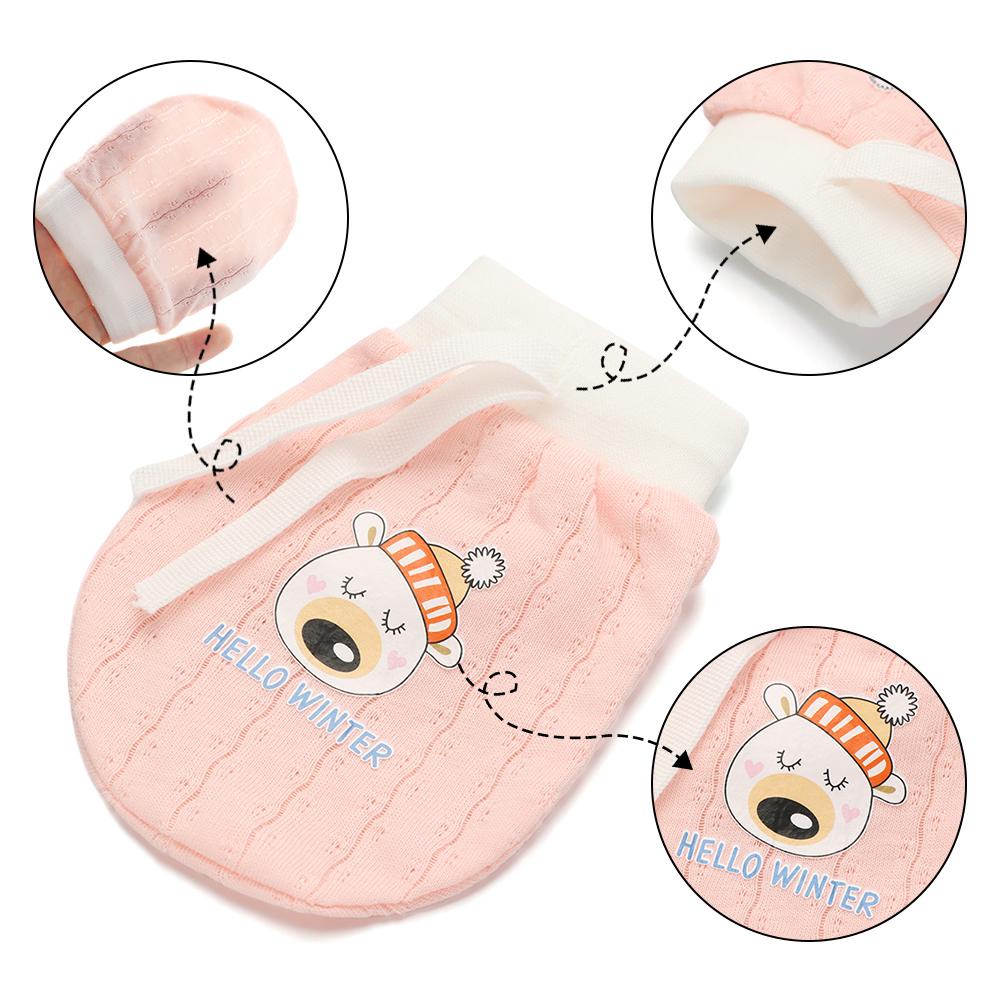 Găng Tay Chống Cào Xước Thoáng Khí Cho Bé