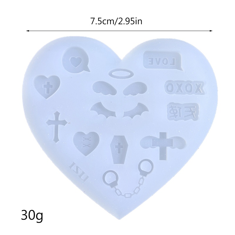Khuôn Silicone Đổ Nhựa Resin Làm Đồ Trang Sức