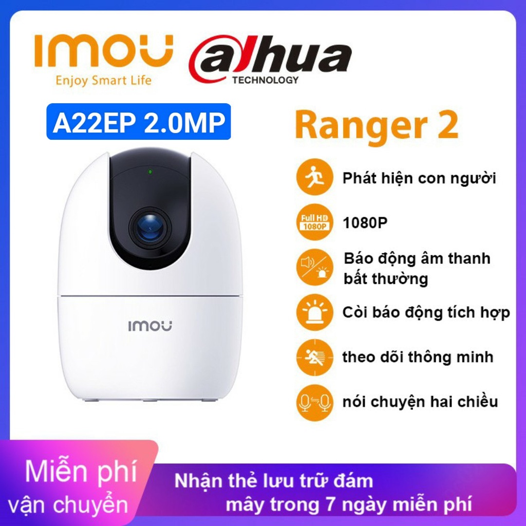 Camera wifi Imou A42P 4.0MP / A22EP 2.0MP hoặc C22EP, đàm thoại 2 chiều, chính hãng fullbox 100%