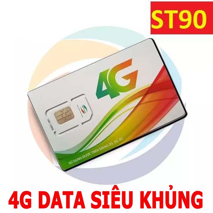 [GIÁ RẺ SỐ 1] Sim 4G Viettel ST90 Tặng 30GB/T, Có Thể Nghe Gọi - Hàng Chính Hãng