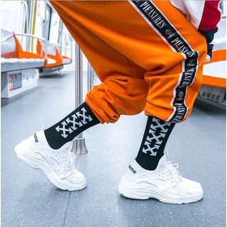 Tất off white cao cổ chất cotton cực đẹp