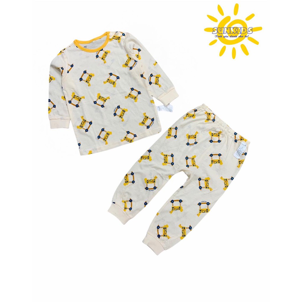 Bộ Moi.Moln cotton tre hình ngựa 2 màu