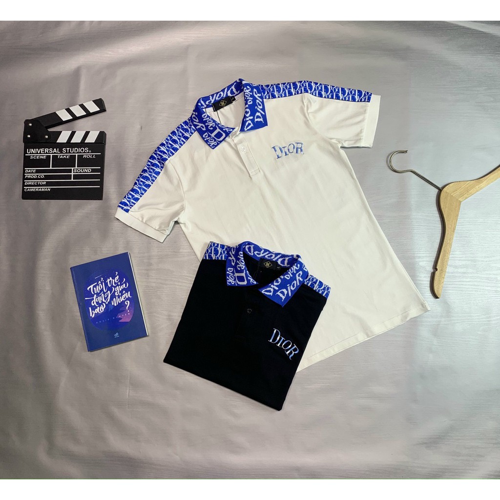 Áo thun cổ trụ_áo thun có cổ thêu logo nổi bật, chất liệu thun cotton 100% vải cực mát | BigBuy360 - bigbuy360.vn