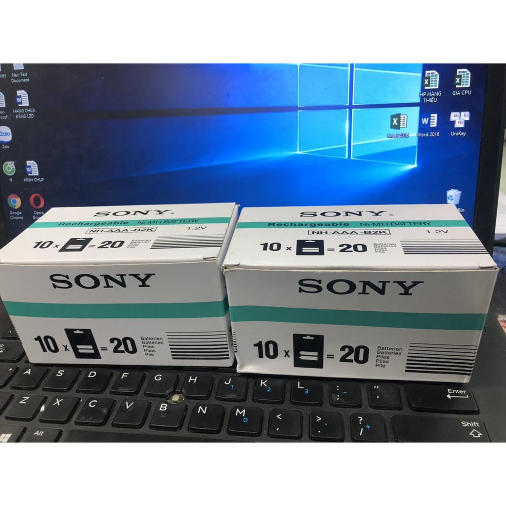1 Hộp Pin Sạc SONY AA / AAA - Dung Lượng 4600 mAh - Sạc Đi Sạc Lại Nhiều Lần
