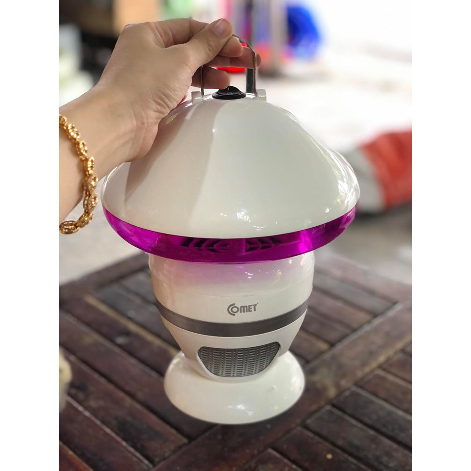 Đèn bắt muỗi Comet CM038 kiêm đèn ngủ - hàng chính hãng bảo hành 6 tháng