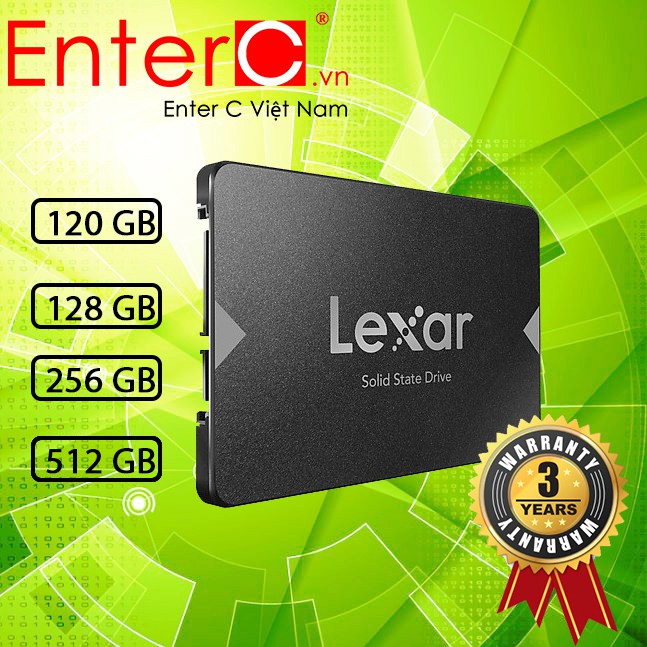 Ổ cứng SSD Lexar NS100 2.5 inch SATA III - 120/128/256/512GB [ bảo hành 3 năm ]