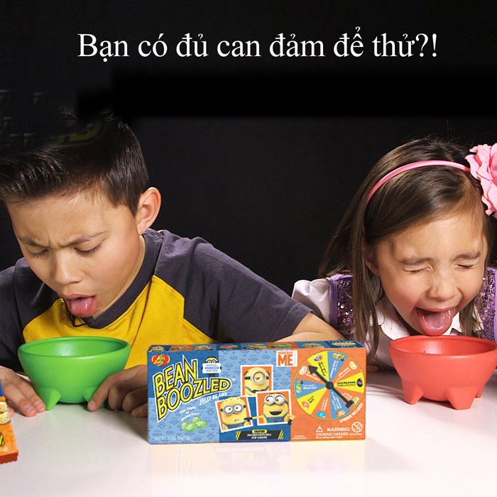Kẹo Thối Hộp 100g Bàn Xoay Bean Boozled Harri Potter kẹo thúi đình đám mùa 5