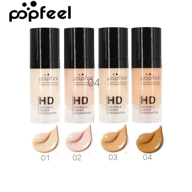[Hàng mới về] Kem nền POPFEEL che khuyết điểm dưỡng ẩm 4 màu