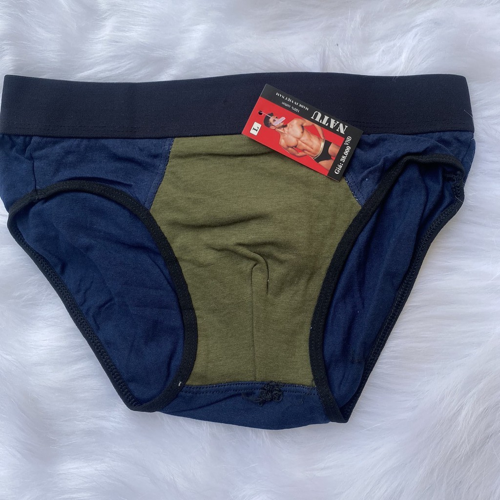 Bộ 3 quần sịp nam thun cotton 2 chiều giá tại xưởng (ảnh thật 100%)