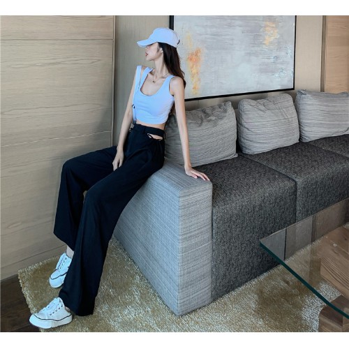 [ HÀNG LOẠI 1 ] Quần ống rộng dáng xuông cut eo mẫu mới dài 100cm | BigBuy360 - bigbuy360.vn