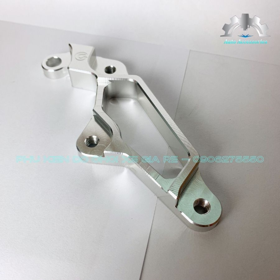 Pát gắn Heo Zin đĩa 290mm, Pát Trước (CNC) cho xe Wave 110, xe Future. Hàng sẵn CNC tỷ mỉ. Ship cod toàn quốc