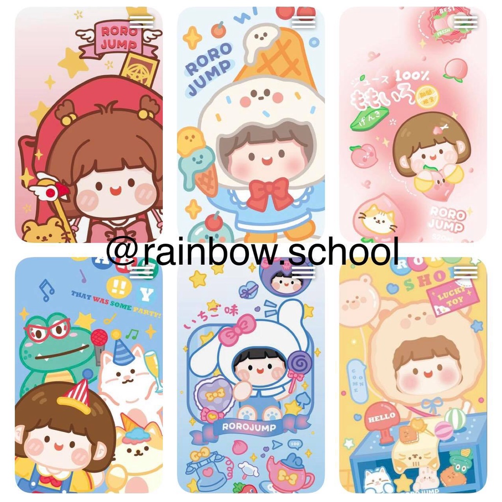 Miếng decal in theo yêu cầu dán máy tính bỏ túi cầm tay casio vinacal flexio trái dâu màu hồng