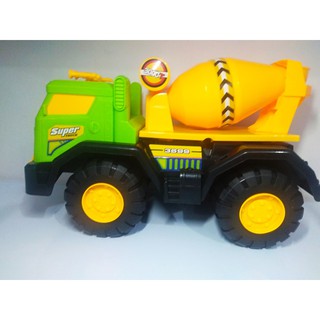 Xe đồ chơi Super Truck, xe trộn bê tông, màu sắc bắt mắt, chất liệu an toàn, độ bền cao, loại cỡ lớn.