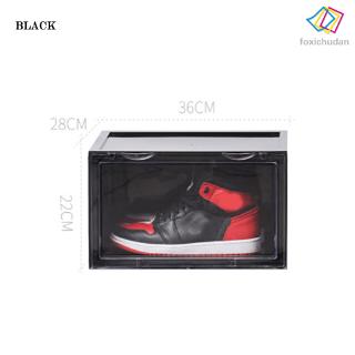 FCD☆ Sneaker Shoe Box Acrylic Sneaker Display Box Shoes Storage Case Organizers Stackable Foldable