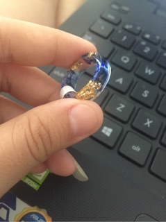 [Ảnh thật] Nhẫn resin sắc màu