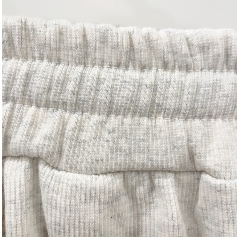 Quần đùi form rộng nam nữ unisex chất Nỉ Cotton Thêu họa tiết basic cạp to phong cách Hàn Quốc - Ảnh Thật