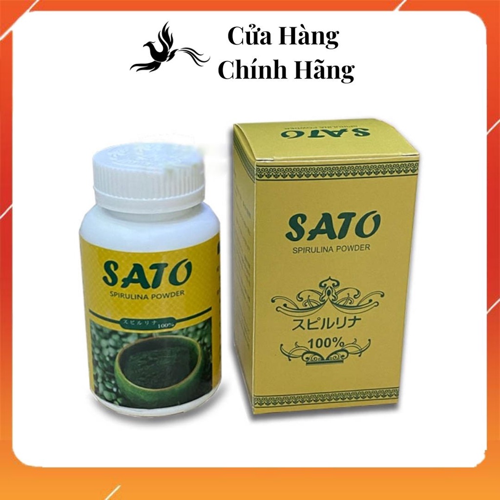 Tảo Bột Sato Nhật Bản 100g - Cấy Nano, Đắp Mặt Đẹp Da