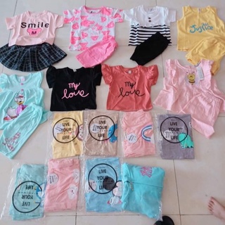 Combo quần, áo, váy cho bé gái 6- 15kg