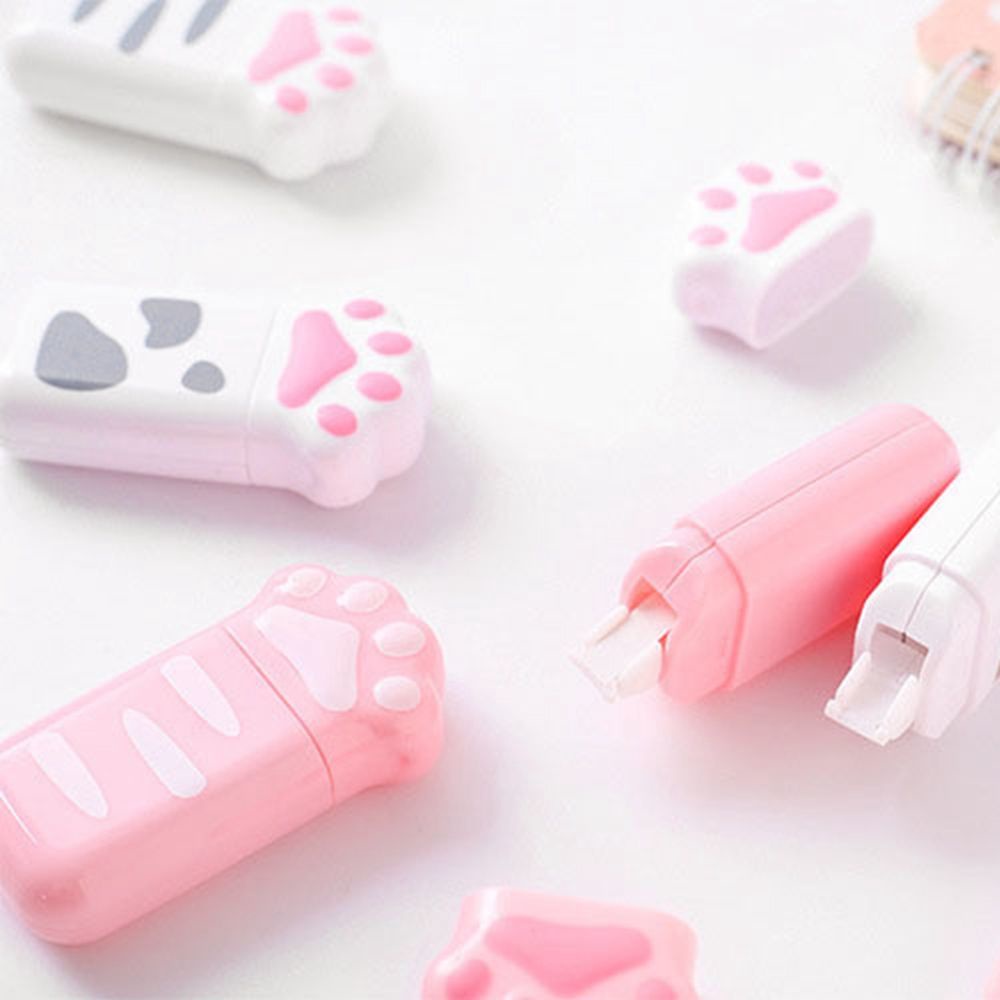 1 cuộn băng keo hình dấu chân mèo dễ thương dùng trang trí