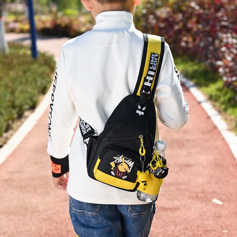 Túi đeo chéo vai họa tiết hoạt hình thời trang Hàn Quốc cho bé trai | BigBuy360 - bigbuy360.vn