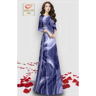 vải áo dài màu chuyển sắc