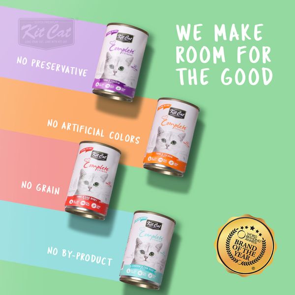 [150g] Pate KIT CAT Complete Cuisine dạng lon 150g cho mèo từ 2 tháng tuổi