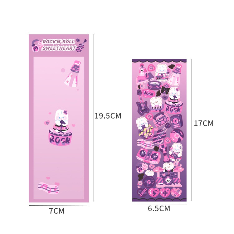 Flowertree 1 Sticker Dán Trang Trí Hình Gấu Thỏ