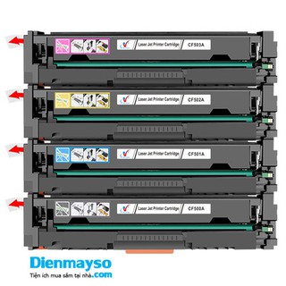 Hôp Mực HP 500A 501A 502A 503A 202A 202X mực in màu Đen Vàng Xanh Đỏ