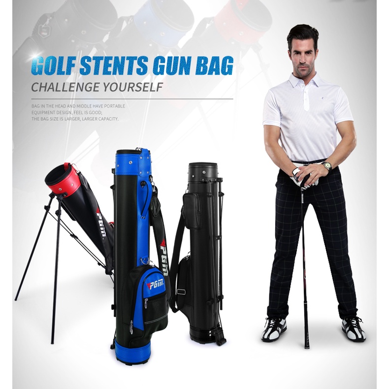 TÚI GẬY TẬP GOLF CÓ CHÂN CHỐNG - PGM GOLF STENTS BAG - QIAB008
