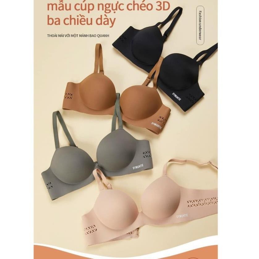 Áo lót đúc su không gọng nâng đẩy ngực Hoàng Oanh Underwear - S03