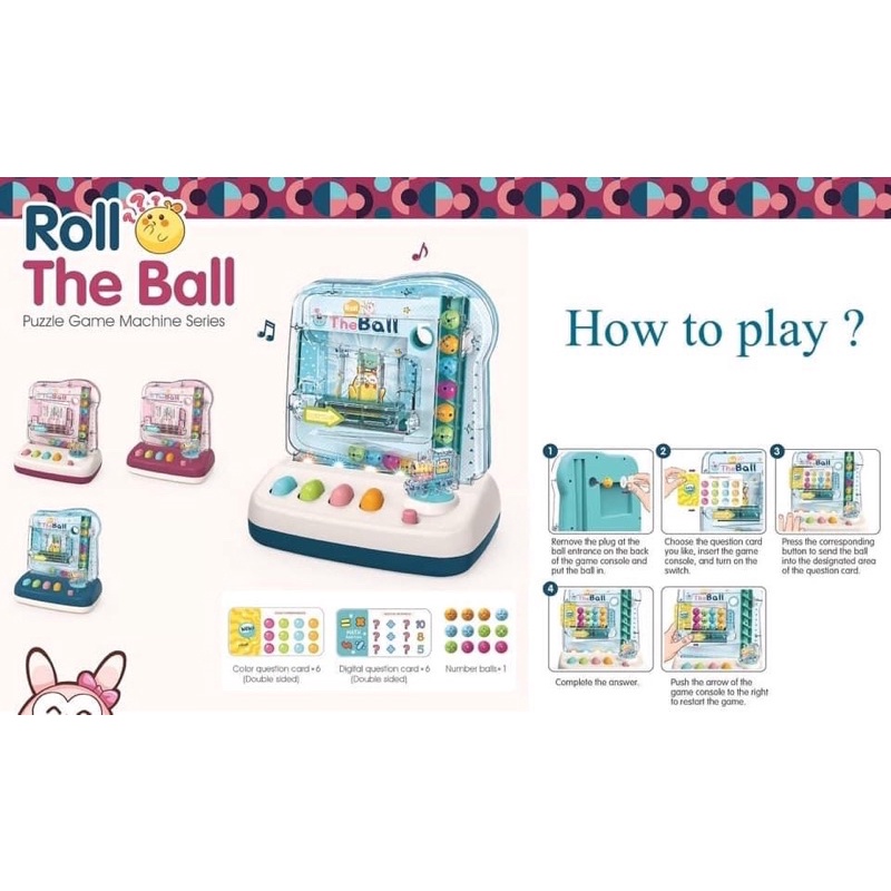Roll the ball - Trò chơi kết hợp khá hay giữa tư duy logic, kỹ năng vận động tay, mắt cho các bé