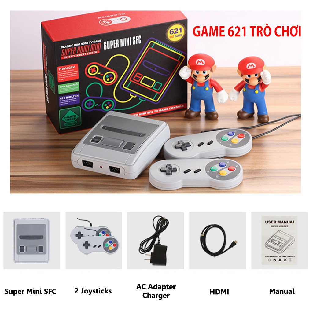 Máy chơi game cầm tay 4 nút HDMI 3500 trò chơi cổ điển PS1/Nitendo switch/FC Compact/FC