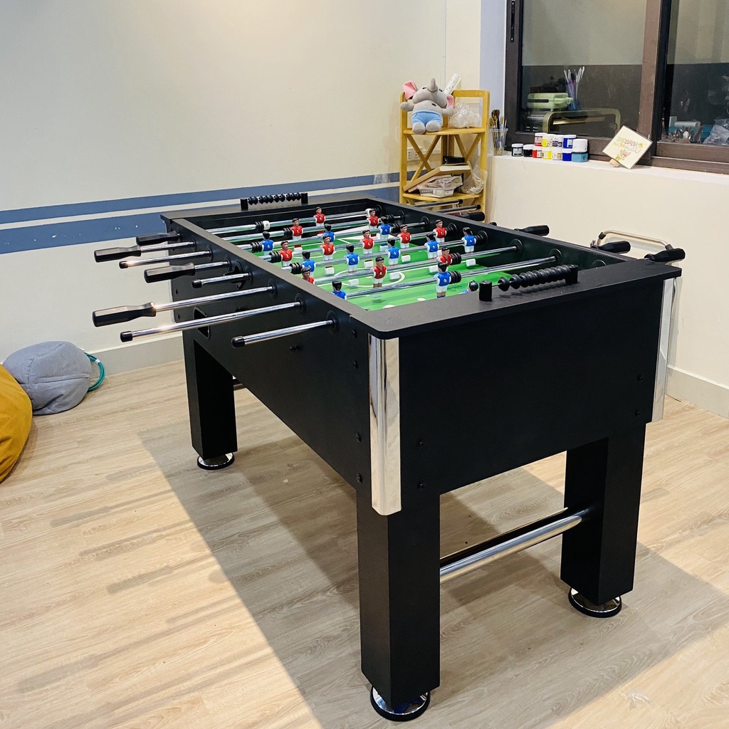 Bàn Bi Lắc Bóng Đá Cỡ Lớn 1,4m Harvard Back JX 101C Chuẩn Thi Đấu, Banh Bàn Foosball 1m4 Gia Đình, Văn Phòng Hanana