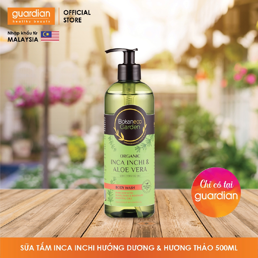 Sữa tắm Botaneco Garden Inca Inchi chiết xuất Hoa Hướng Dương và cây Hương Thảo 500ml | BigBuy360 - bigbuy360.vn
