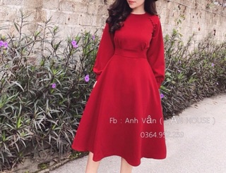 ĐẦM XOÈ KHUY BỌC