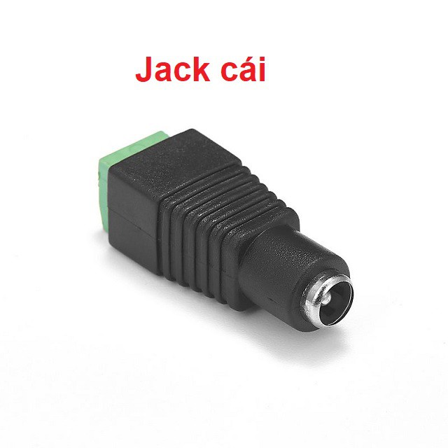 Jack DC 5.5*2.1 + domino 2P, jack nối nguồn DC cổng domino không cần hàn