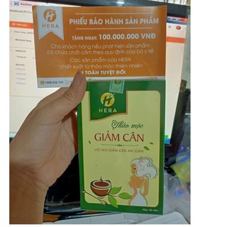 [Mẫu mới nhất] Trà giảm cân hera plus mẫu mới chính hãng (rẻ nhất shopee)