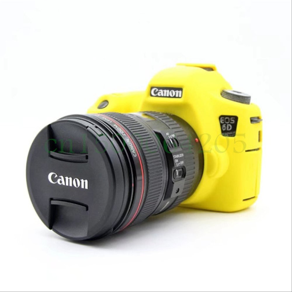 Vỏ Silicon Cao Su Bảo Vệ Thân Máy Ảnh Canon 6d