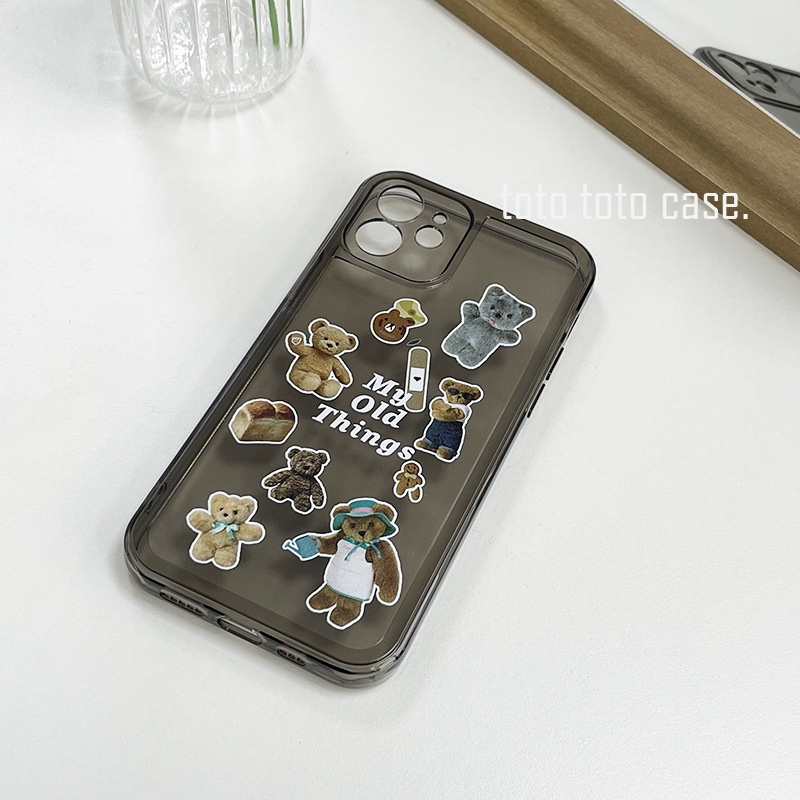 Ốp Điện Thoại In Hình Nhãn Dán Retro Cho IPhone 13 11 12 Pro Max X XS XR 7 8 Plus