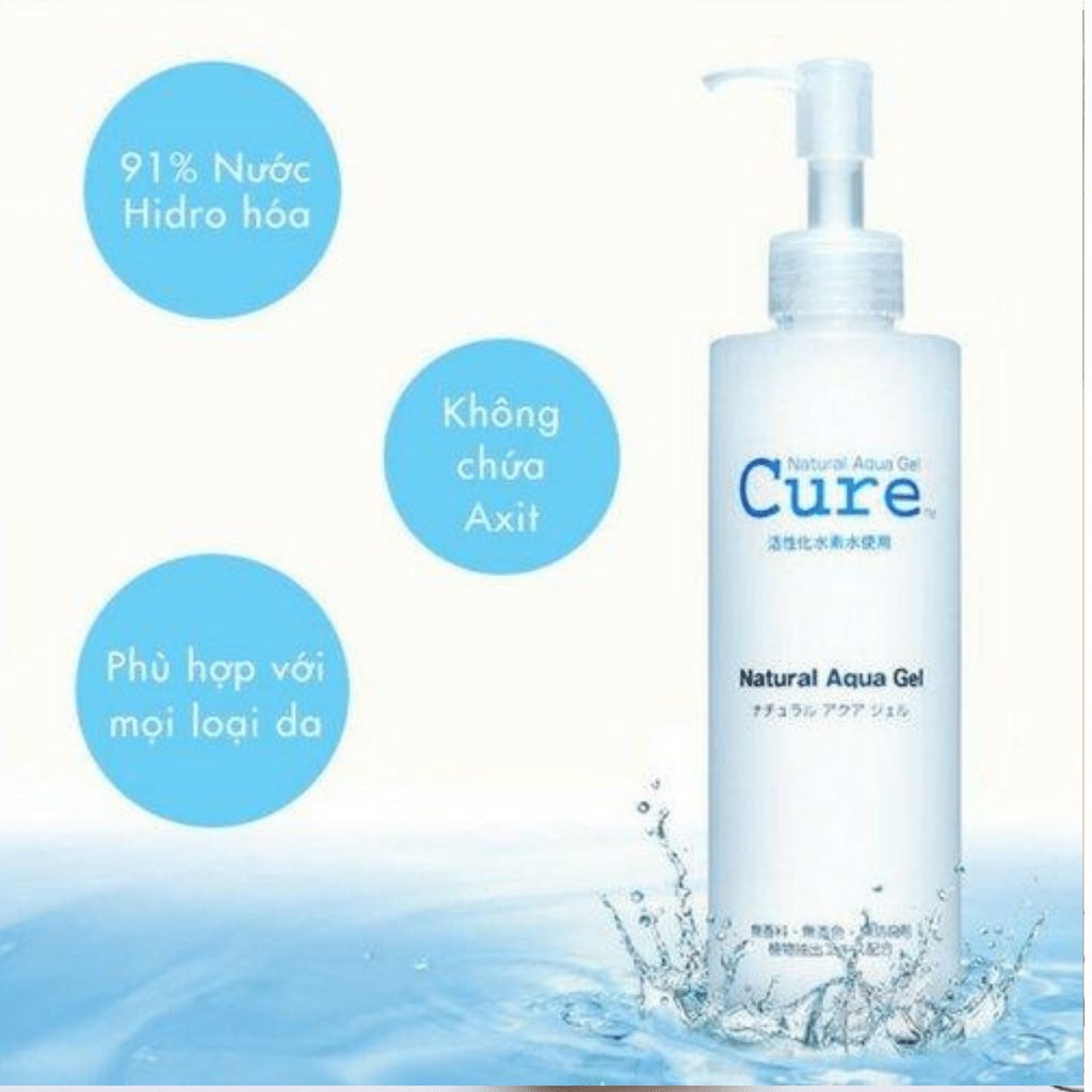 [ CHÍNH HÃNG 100% ] Gel tẩy tế bào chết Cure Natural Aqua Nhật Bản 250g