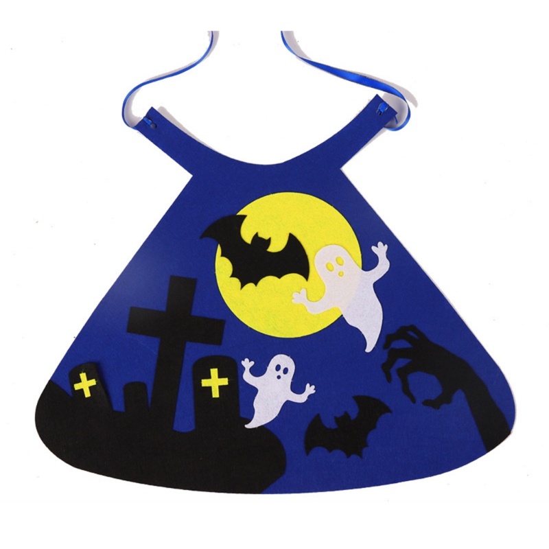 Áo Choàng Hóa Trang Halloween Bằng Vải Không Dệt Cho Bé