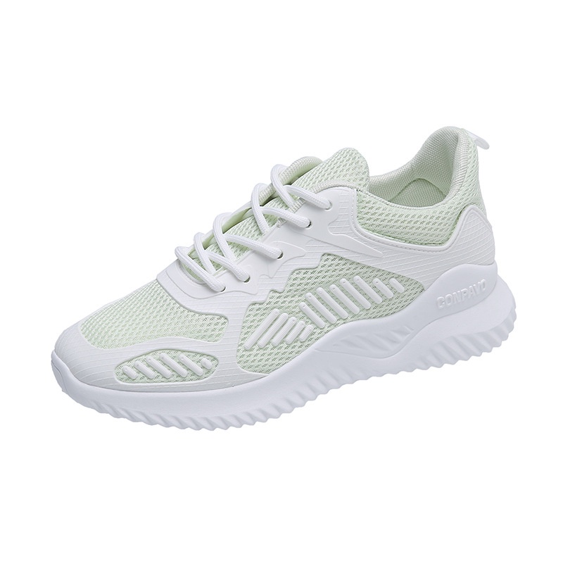 CHZK Giày Thể Thao Phối Lưới Thoáng Khí Siêu Nhẹ Thời Trang Năng Động Cho Nữ CHZK117