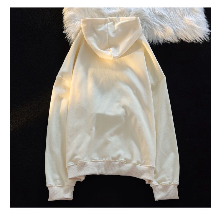 Áo Hoodie Dáng Rộng In Hình Hoa Tulip Thời Trang Mùa Thu Hàn Quốc Dành Cho Nữ