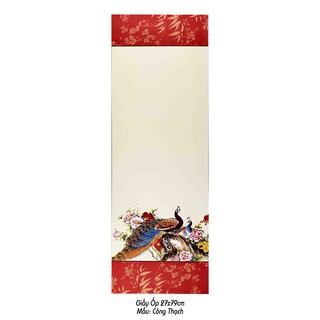 Giấy viết thư pháp ốp 27x79cm (05 tờ)
