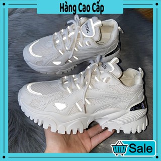 Giày sneạker nữ Gót bạc E13 phản quang  mới nhất , siêu Hot 2020 [ ảnh thật ]