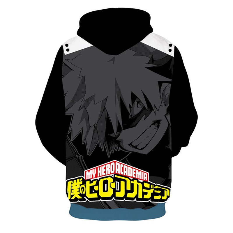 Áo hoodie tay dài theo kiểu các nhân vật trong My Hero Academy | BigBuy360 - bigbuy360.vn