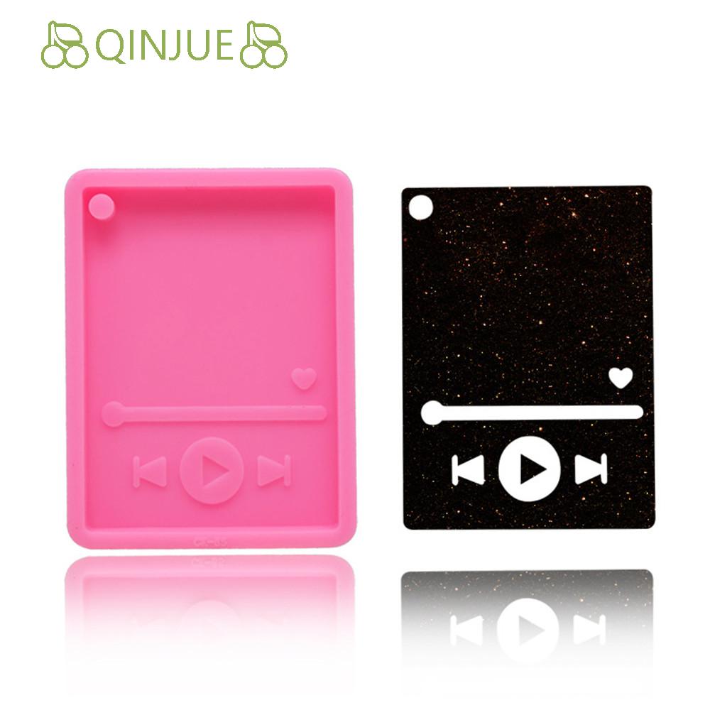 Khuôn Silicone Làm Móc Khóa Hình Máy Nghe Nhạc Mp3 Độc Đáo