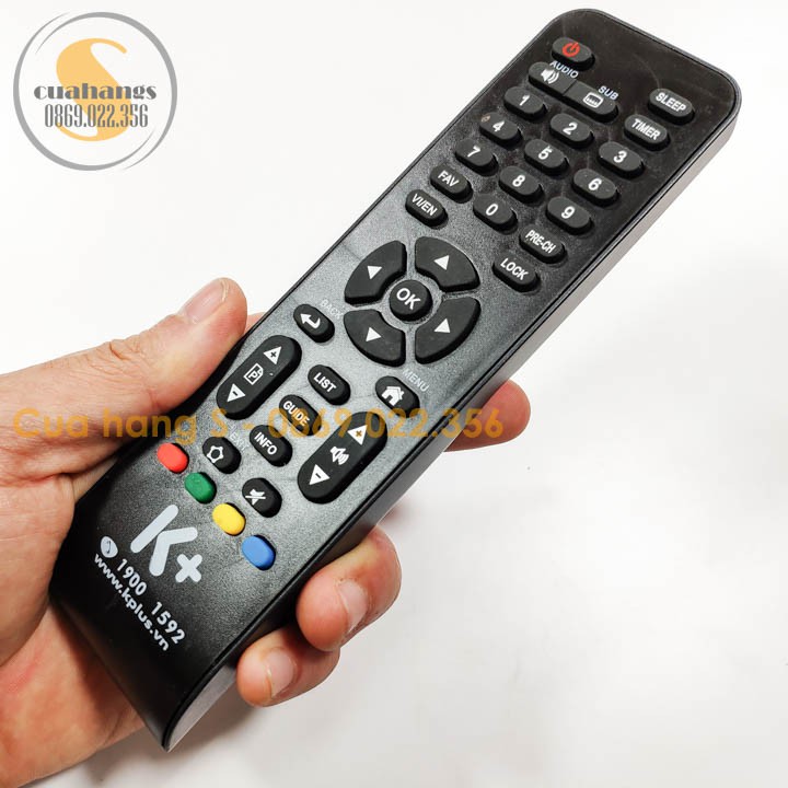 [Mã 44ELSALE2 giảm 7% đơn 300K] Điều khiển remote đầu thu K+ thay thế