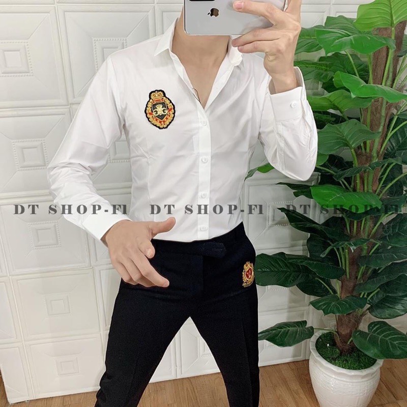 Sơ mi thêu logo cao cấp