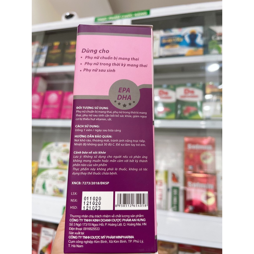 Viên uống bổ bầu PRECARE DHA - Tăng cường sức đề kháng bổ sung vitamin, khoáng chất cho phụ nữ mang thai và cho con bú | BigBuy360 - bigbuy360.vn